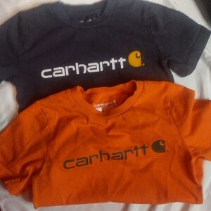 CARHARTT T Shirt Bundle of 2 size 4 Orange and Black